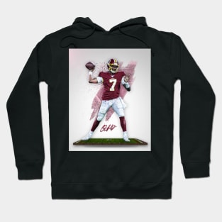 Dwayne Haskins Washington Sports Art Hoodie